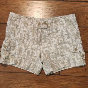 Stylish Tan Camo Jr 7/8 Shorts By Route 66 Original Clothing Co